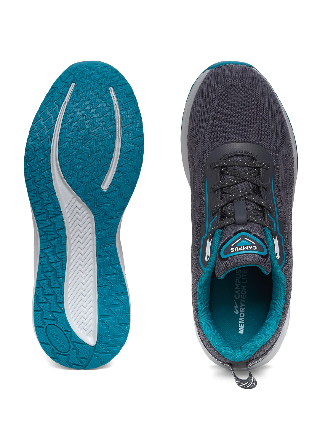 PLUSH Grey Men's Running Shoes - Image 4