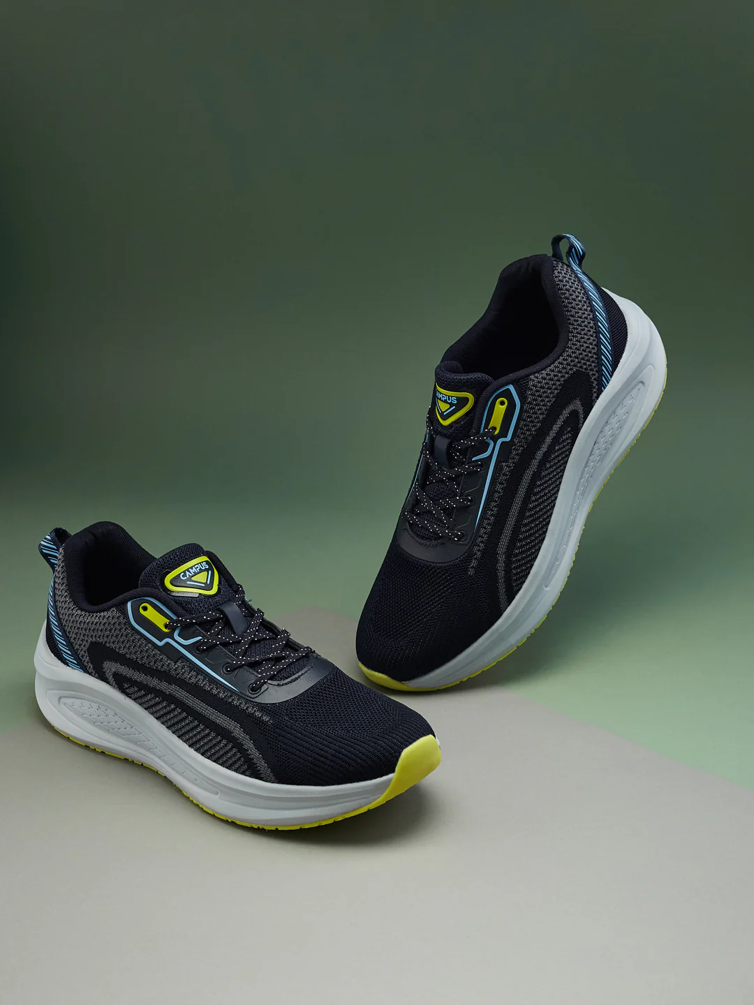 PLUSH Navy Men's Running Shoes - Image 7