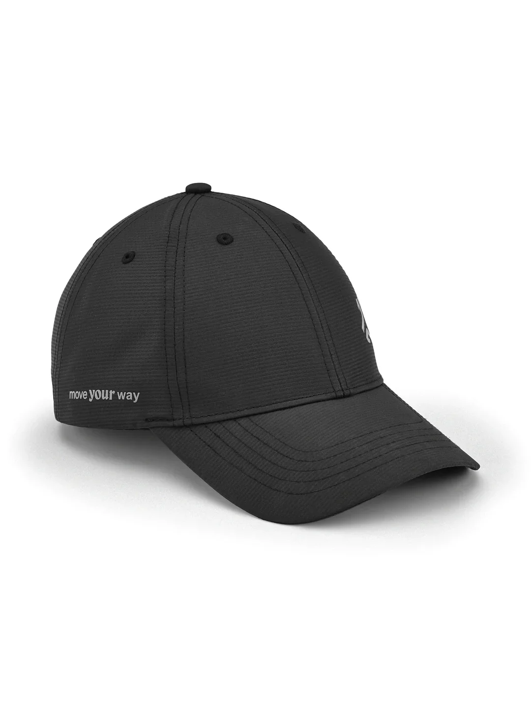 Polyester Solid Black Unisex Cap - Image 5