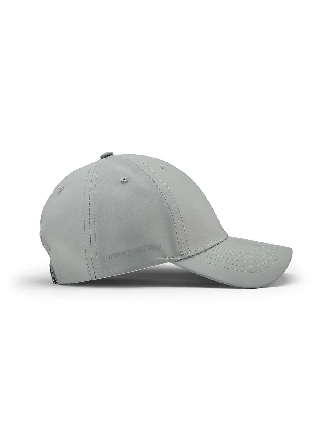 Polyester Solid Grey Unisex Cap - Image 5
