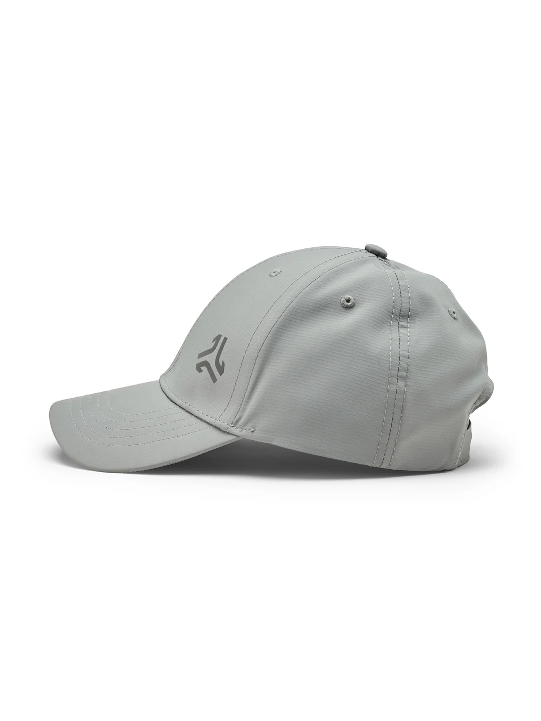 Polyester Solid Grey Unisex Cap - Image 7