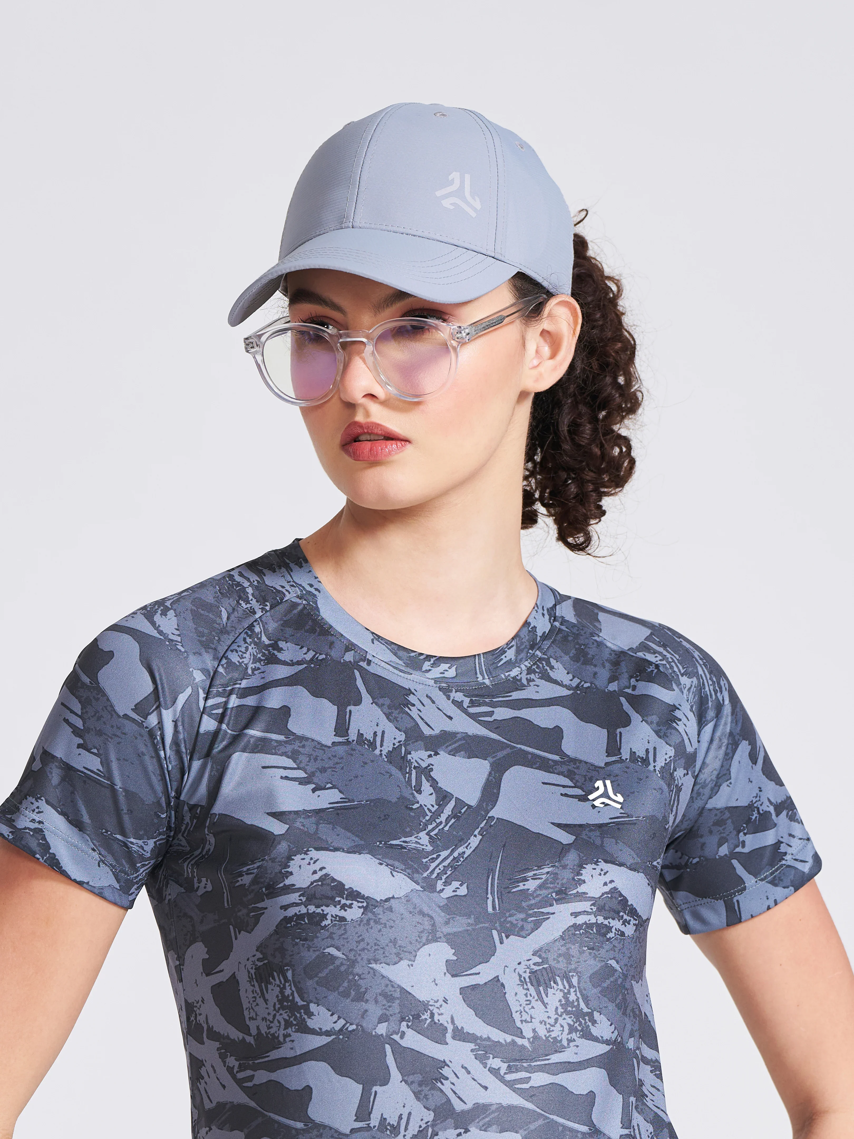 Polyester Solid Grey Unisex Cap - Image 8