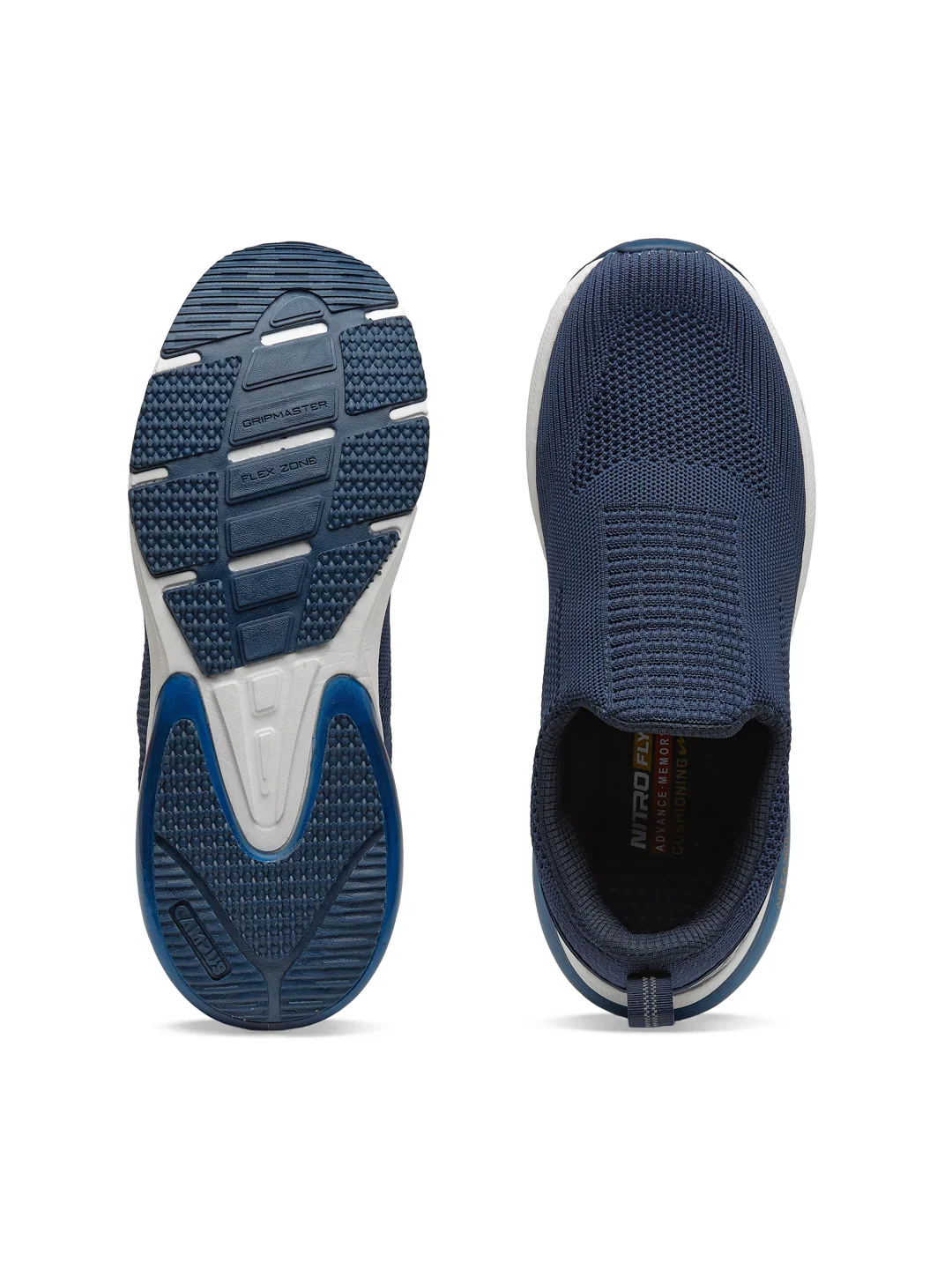 PORIUM Blue Men's Walking Shoes - Image 5