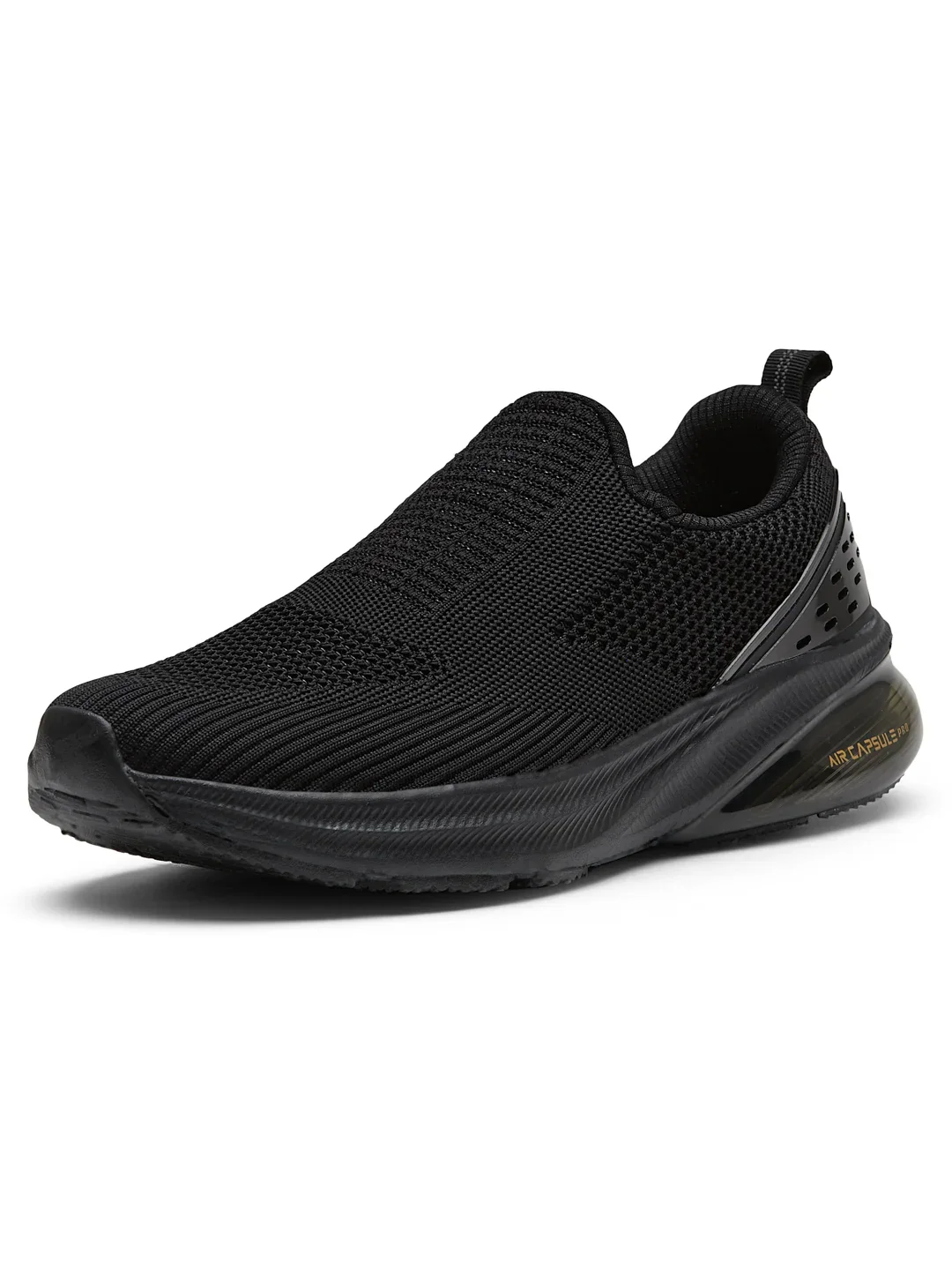 PORIUM Black Men's Walking Shoes - Image 6