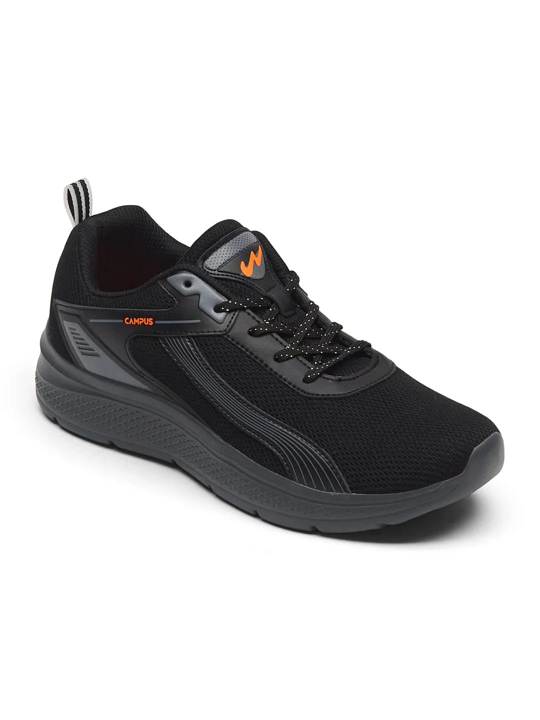 PORT Black Men's Running Shoes - Image 3