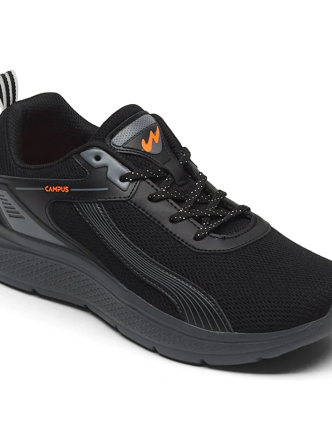 PORT Black Men's Running Shoes - Image 7