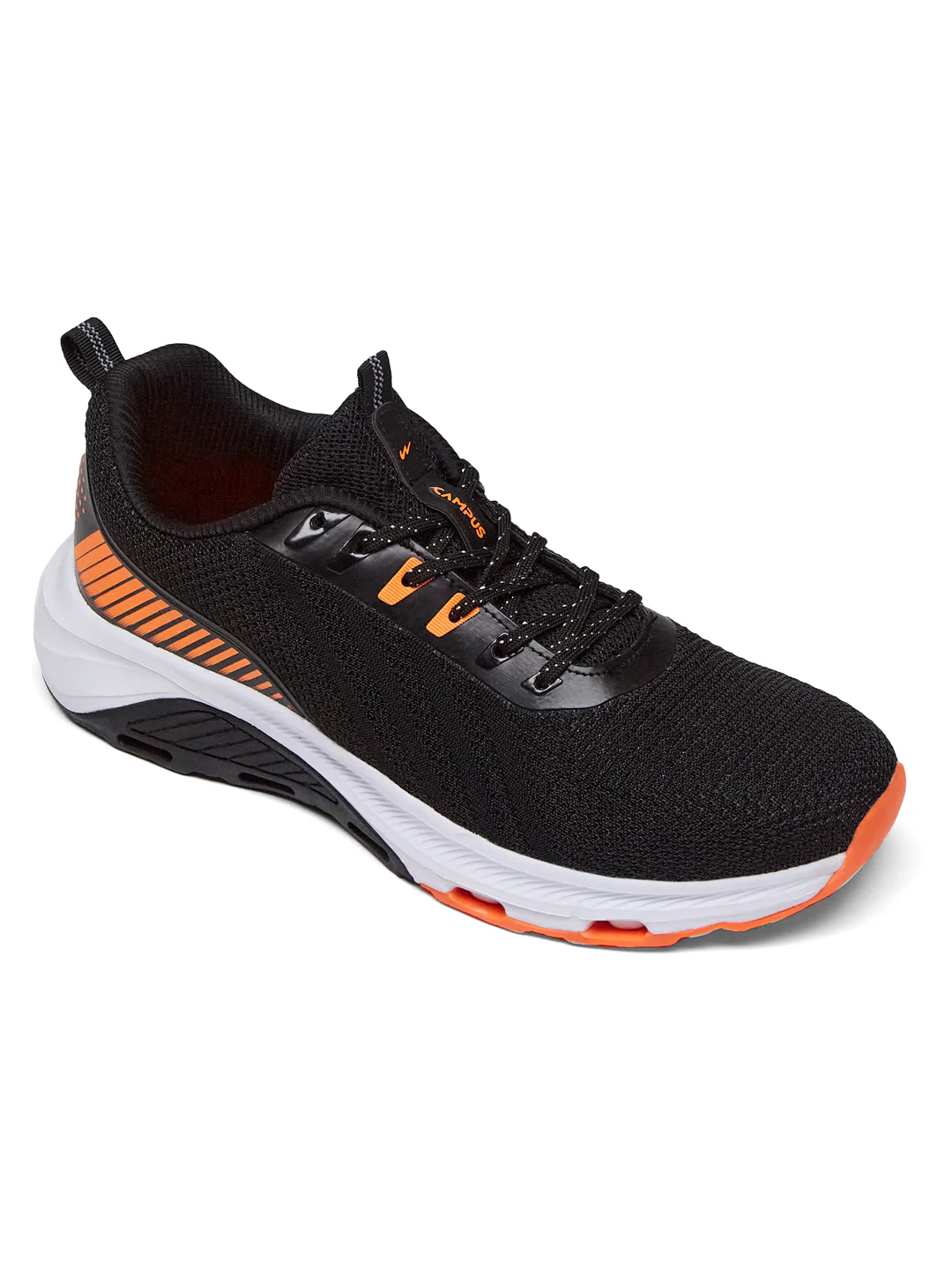 PORTAL Black Men's Running Shoes - Image 3