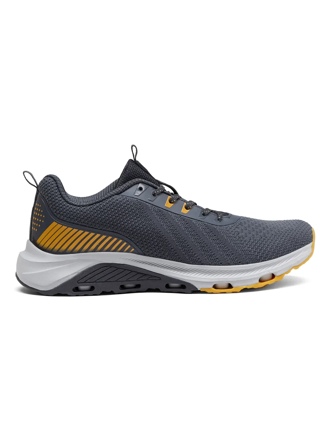 PORTAL Grey Men's Running Shoes - Image 2