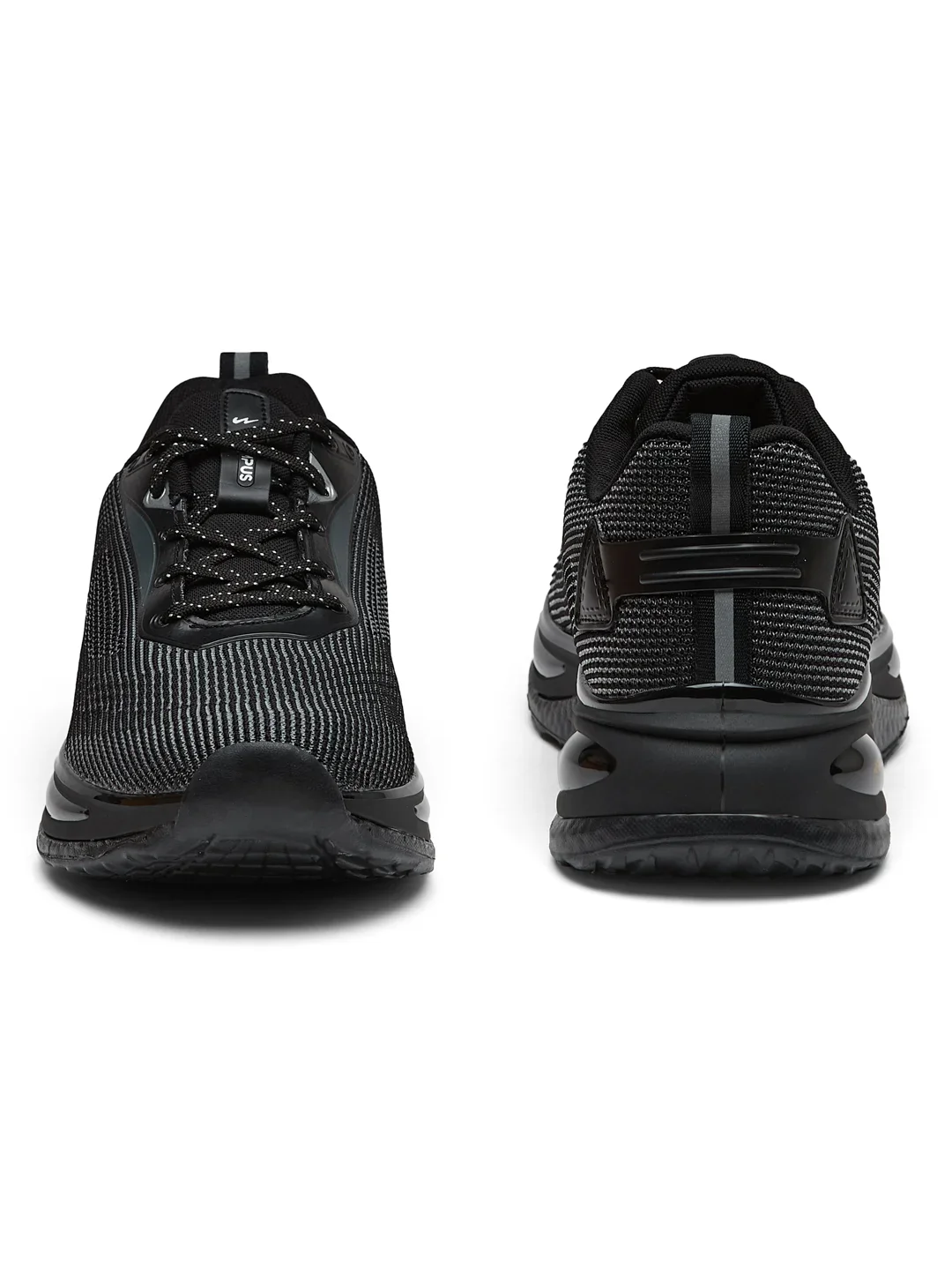 PREXTON Black Men's Running Shoes - Image 4