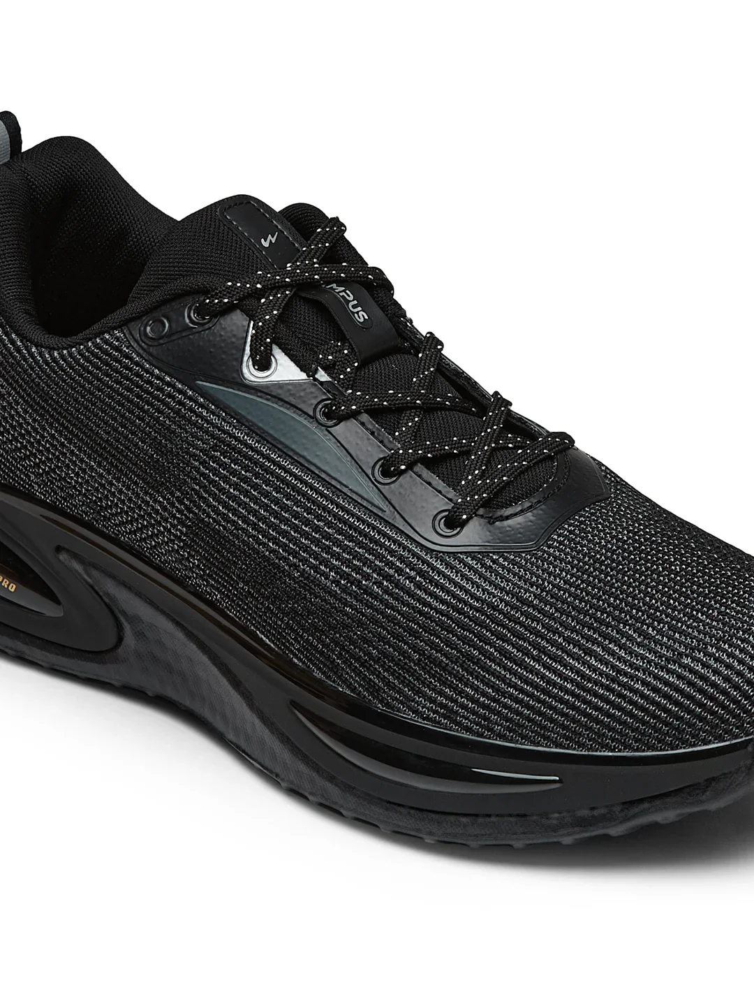 PREXTON Black Men's Running Shoes - Image 7