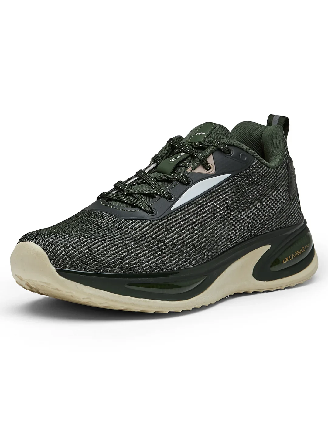 PREXTON Olive Men's Running Shoes - Image 6