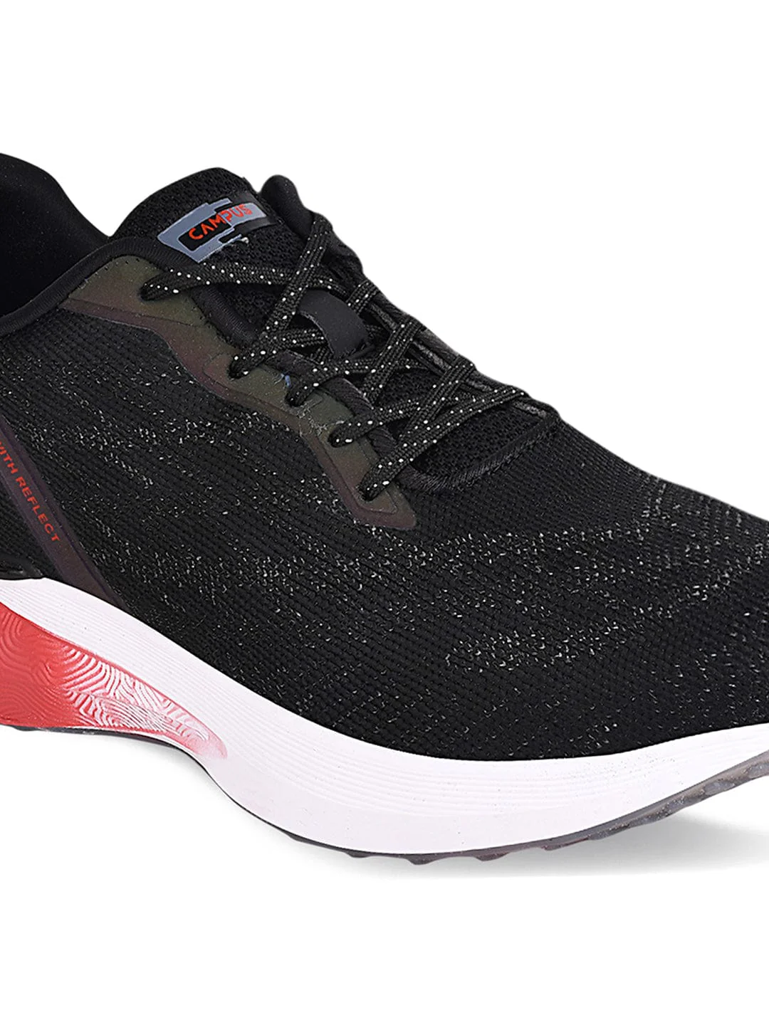 RADIUM Black Men's Running Shoes - Image 5
