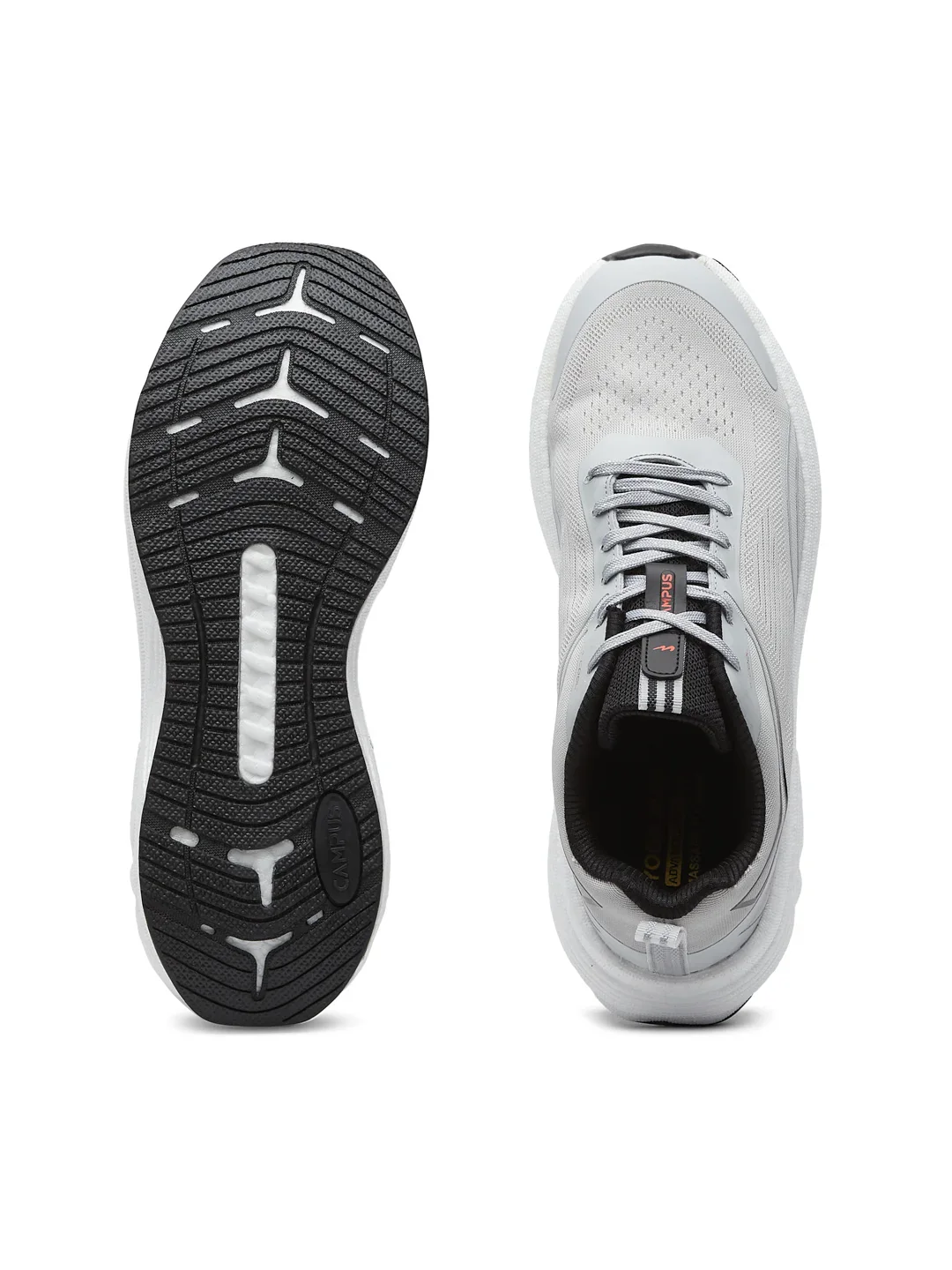 PUMPED Grey Men's Running Shoes - Image 5