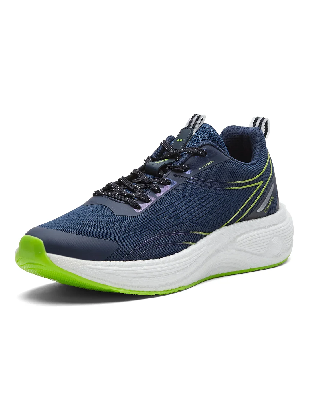 PUMPED Navy Men's Running Shoes - Image 6
