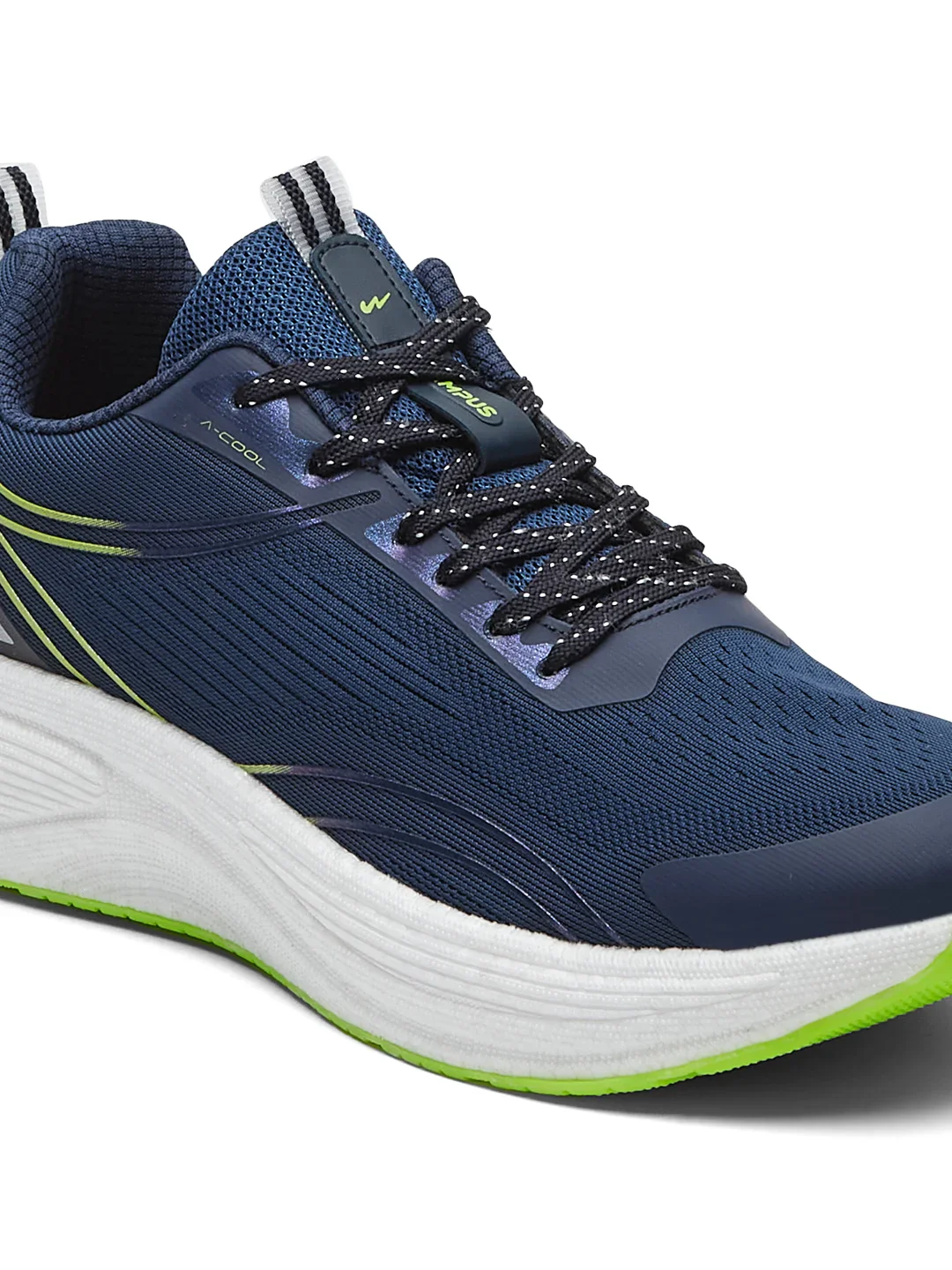 PUMPED Navy Men's Running Shoes - Image 7