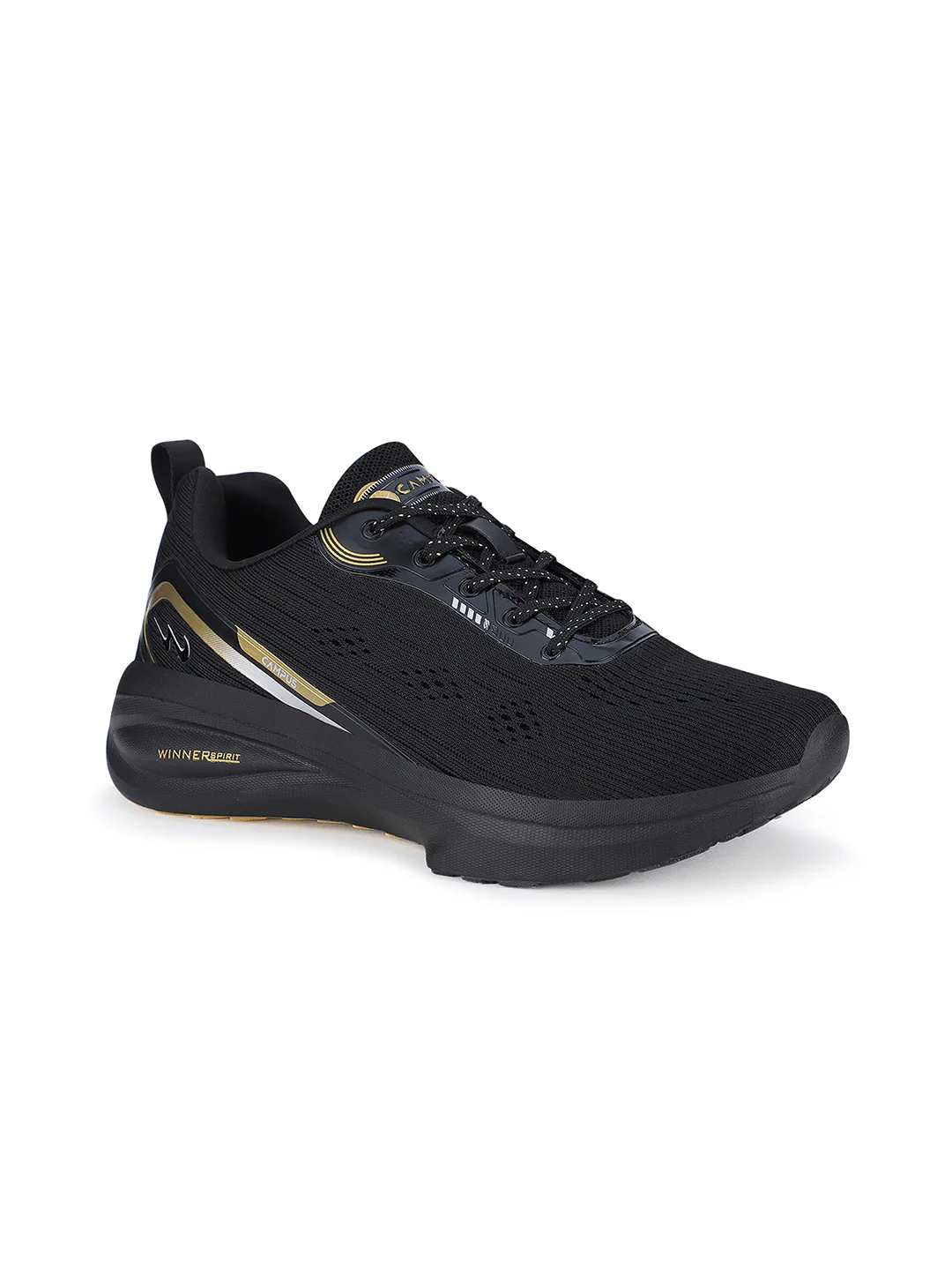 PYTHON Black Men's Sports Shoes - Image 2