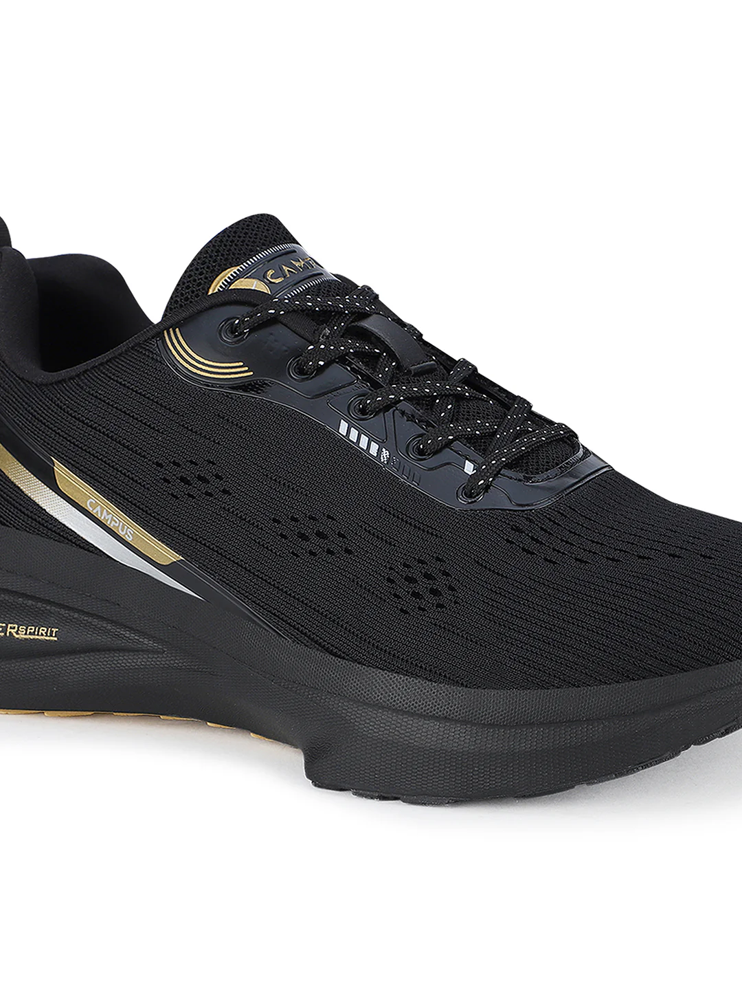 PYTHON Black Men's Sports Shoes - Image 4