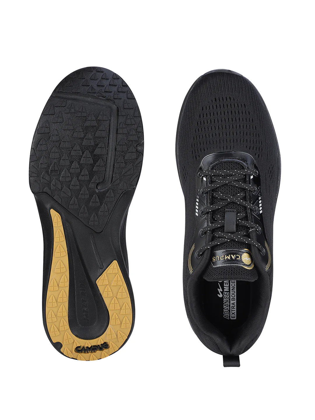 PYTHON Black Men's Sports Shoes - Image 5