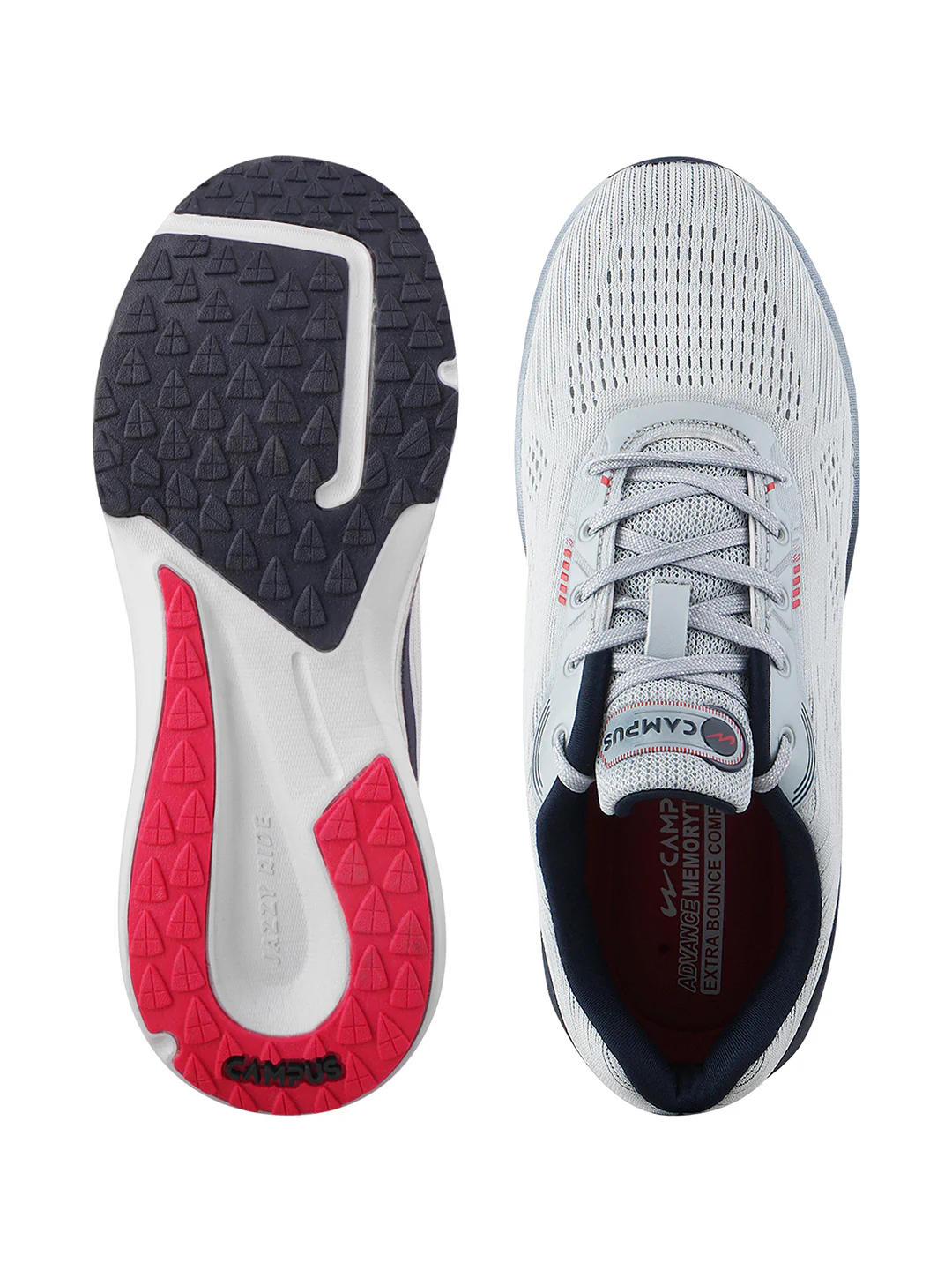 PYTHON Grey Men's Sports Shoes - Image 5