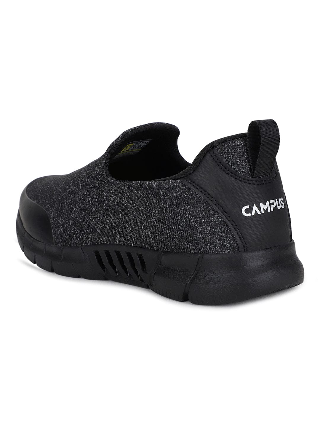 QUBA Black Men's Walking Shoes - Image 3