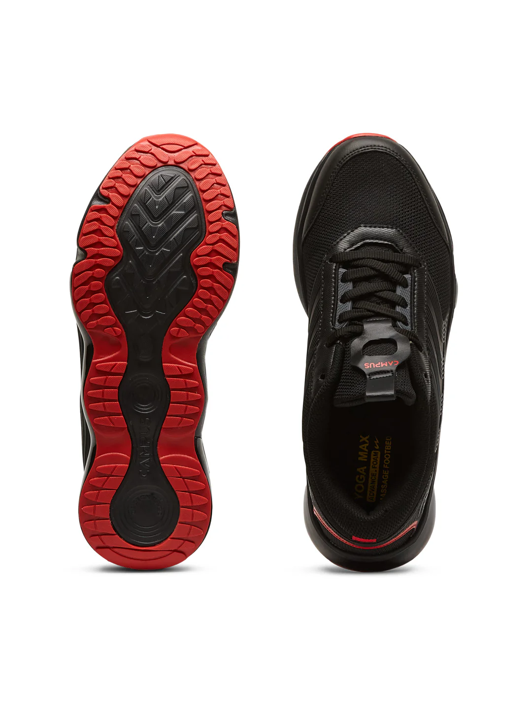RAGE Black Men's Running Shoes - Image 5