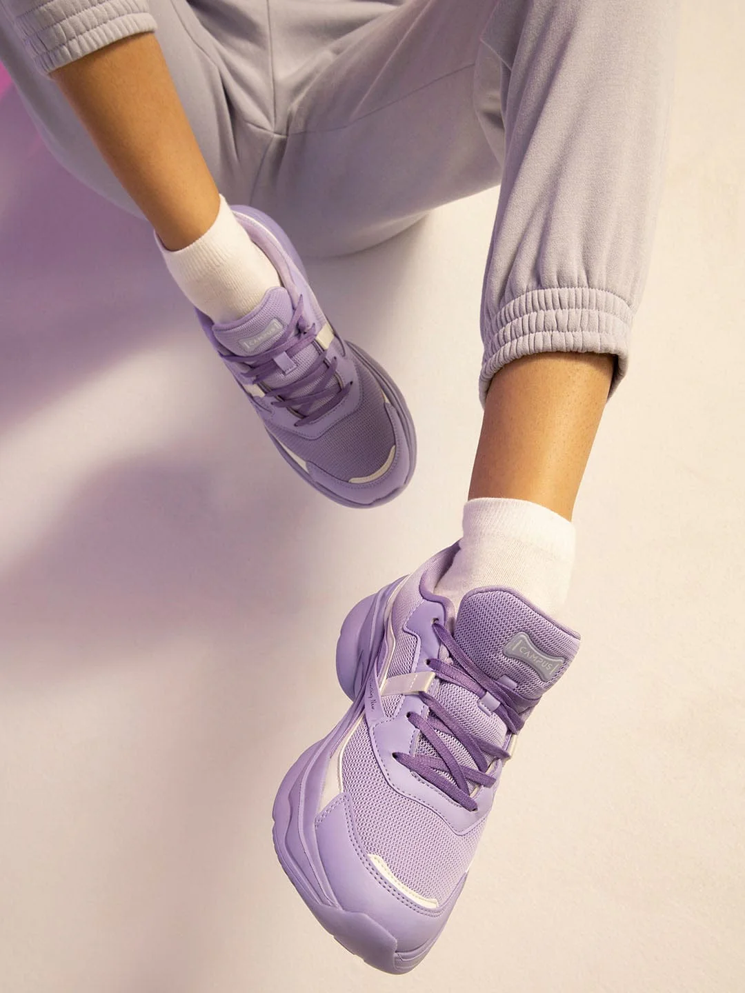 RAISE Purple Women's Sneakers - Image 4