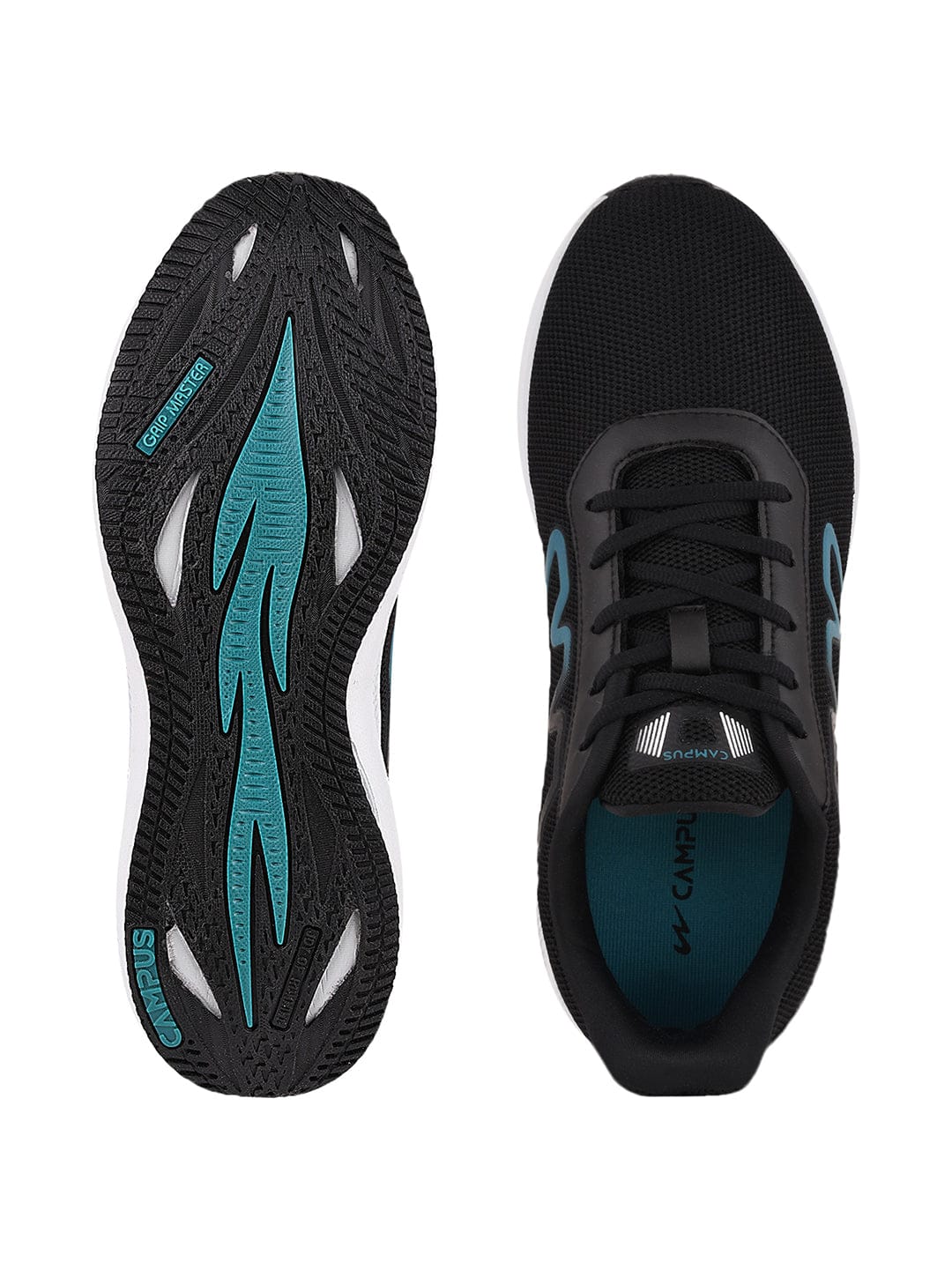 RAKE Black Men's Running Shoes - Image 4