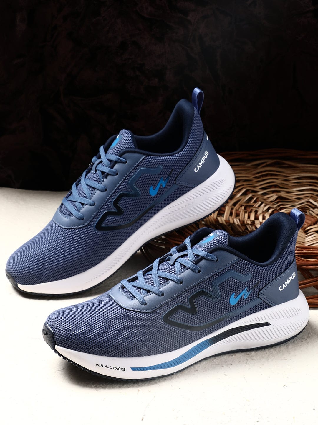 RAKE Blue Men's Running Shoes - Image 5