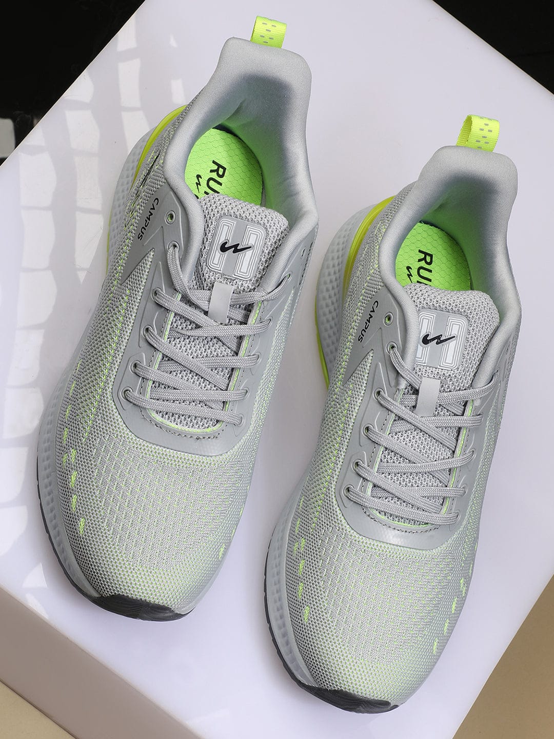 RALLY Grey Men's Running Shoes - Image 5