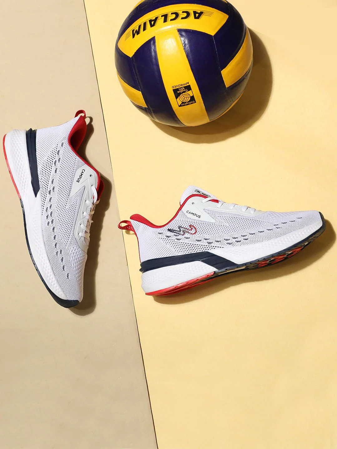 RALLY White Men's Running Shoes - Image 5