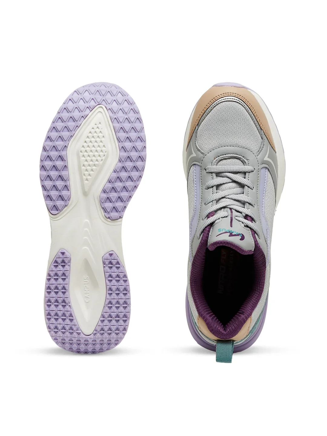 RASSLE Grey Women's Sneakers - Image 5