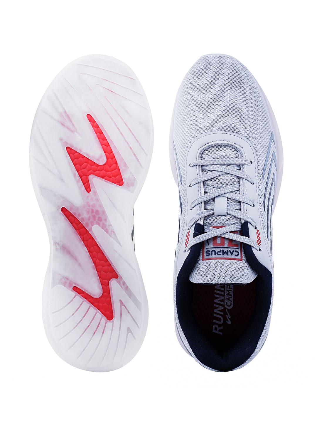 RAVEN Grey Men's Sports Shoes - Image 4