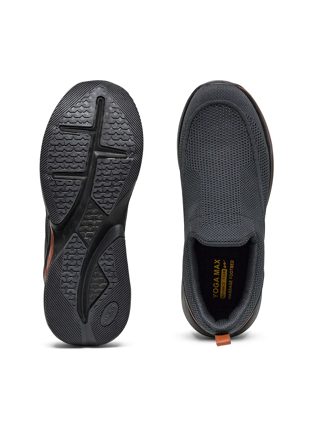 REASON Grey Men's Walking Shoes - Image 5