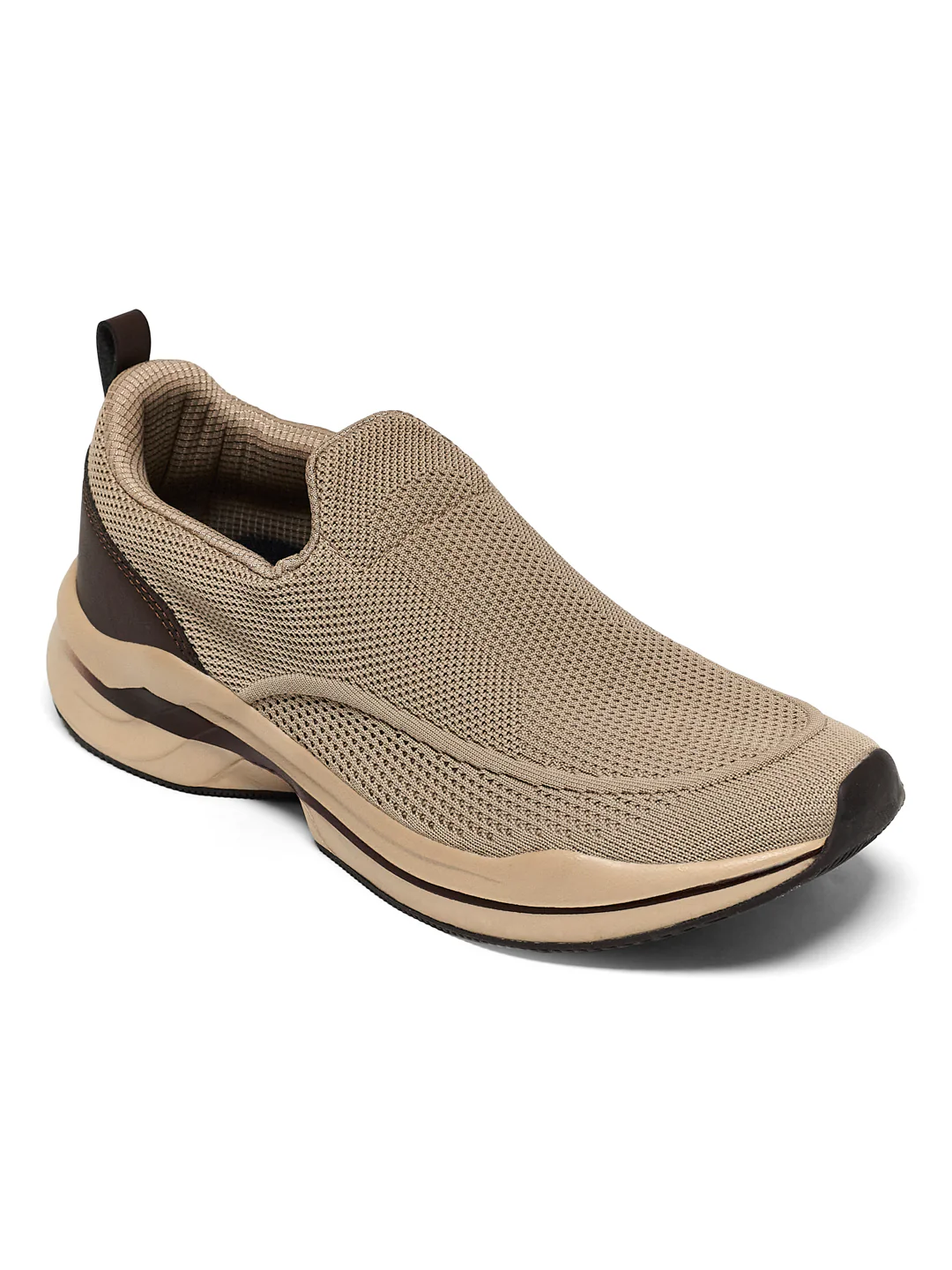 REASON Beige Men's Walking Shoes - Image 3