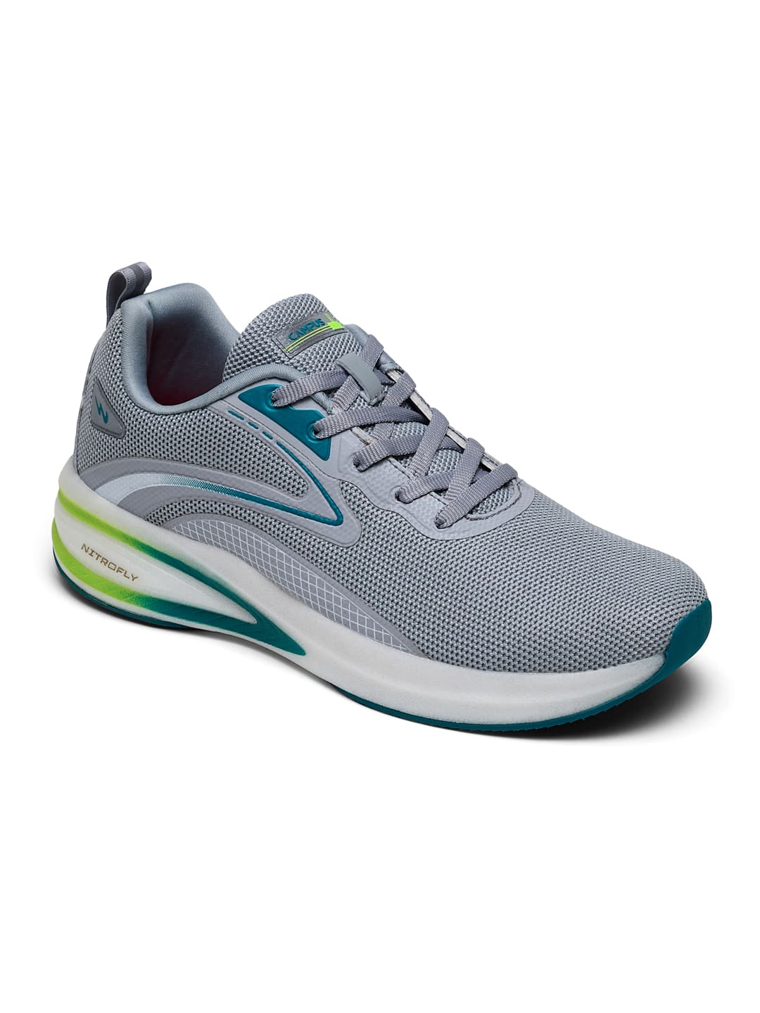 REBEL Grey Men's Running Shoes - Image 2