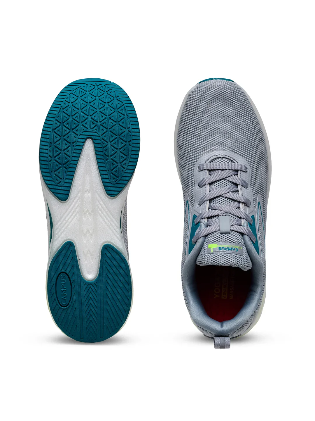 REBEL Grey Men's Running Shoes - Image 3