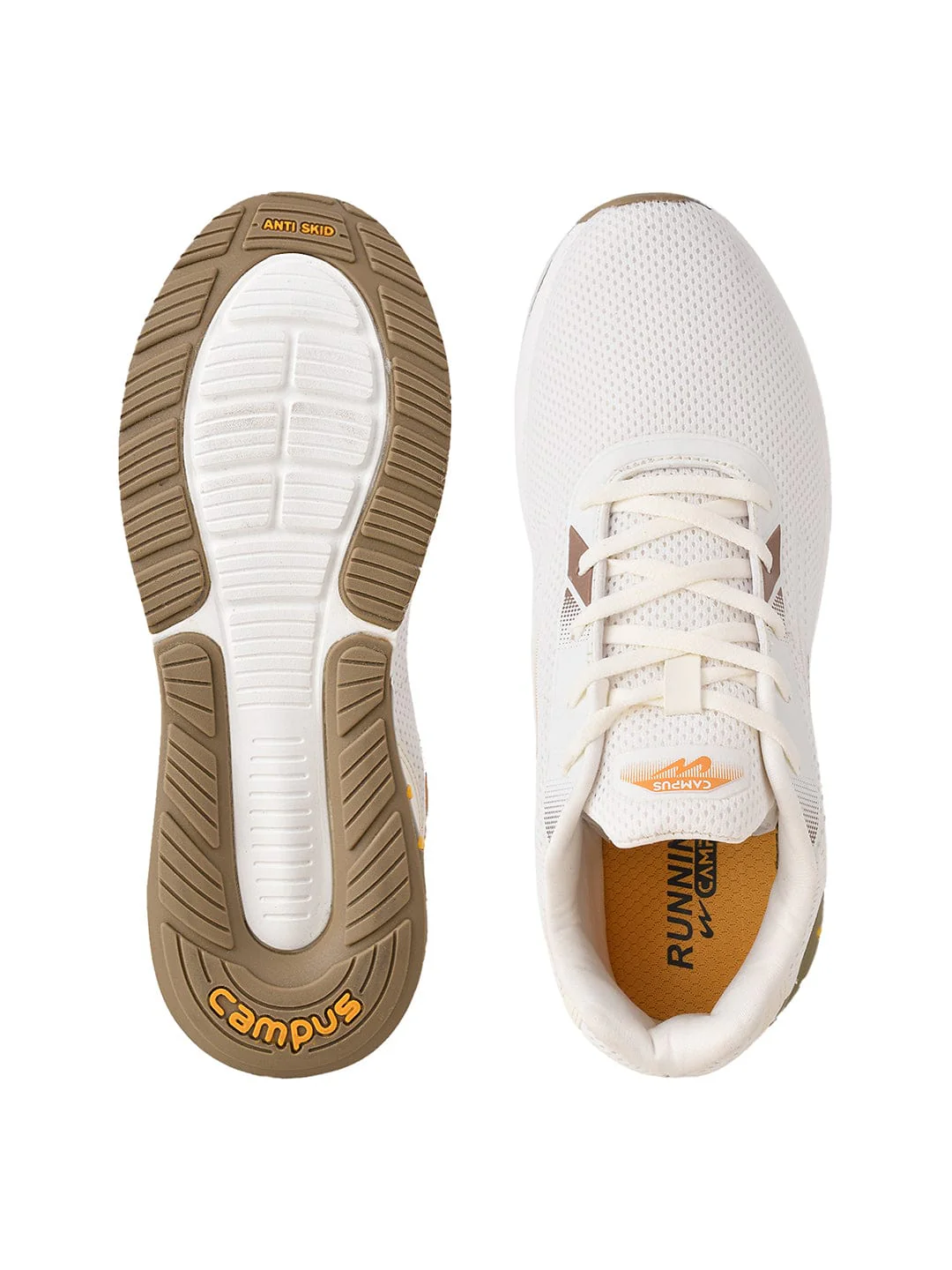 REBOUND White Men's Running Shoes - Image 4