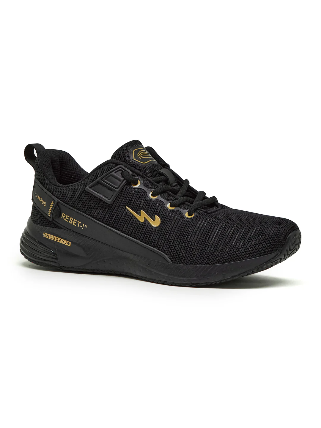 REFRESH PRO Black Men's Running Shoes - Image 2