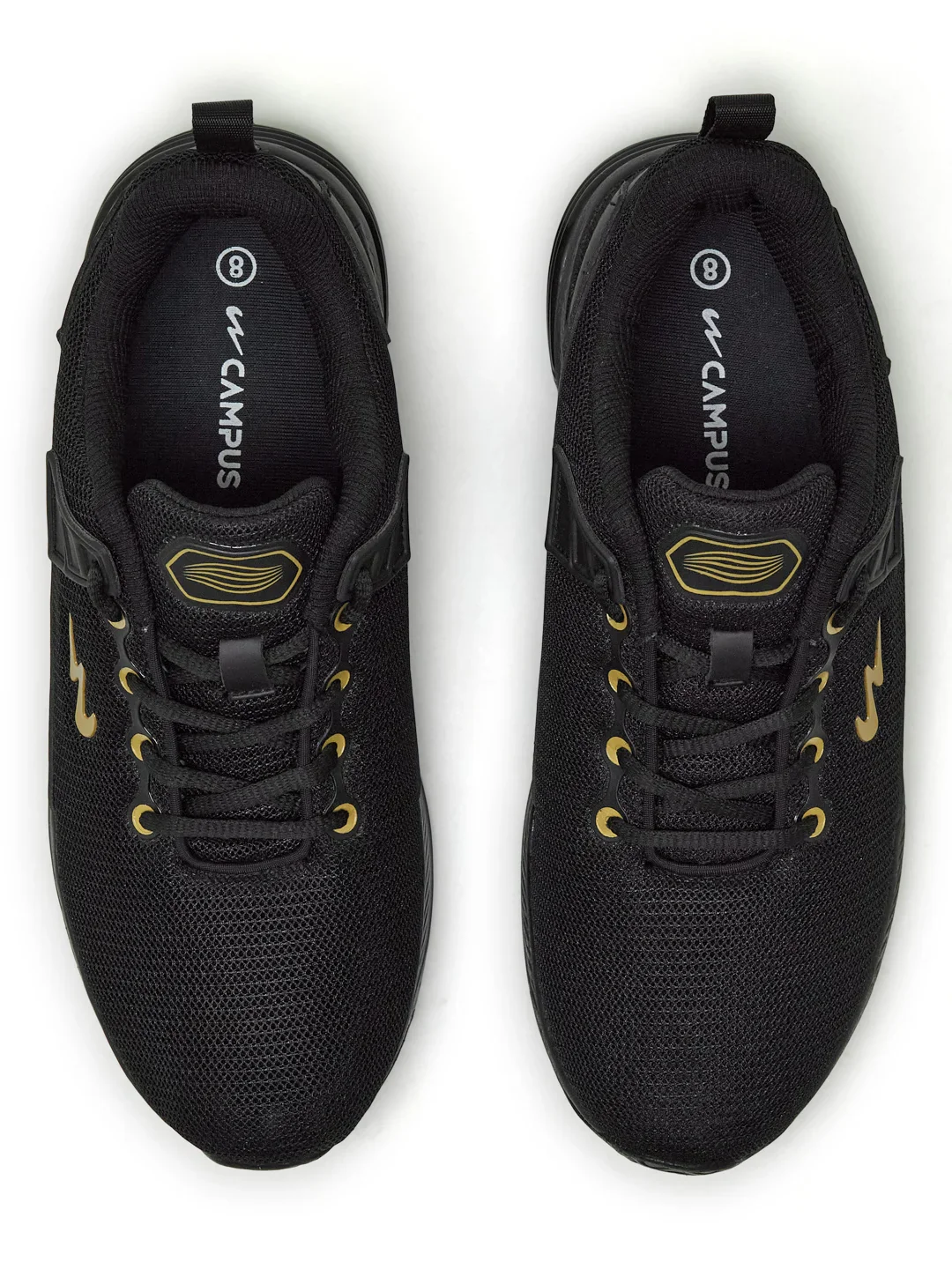REFRESH PRO Black Men's Running Shoes - Image 6