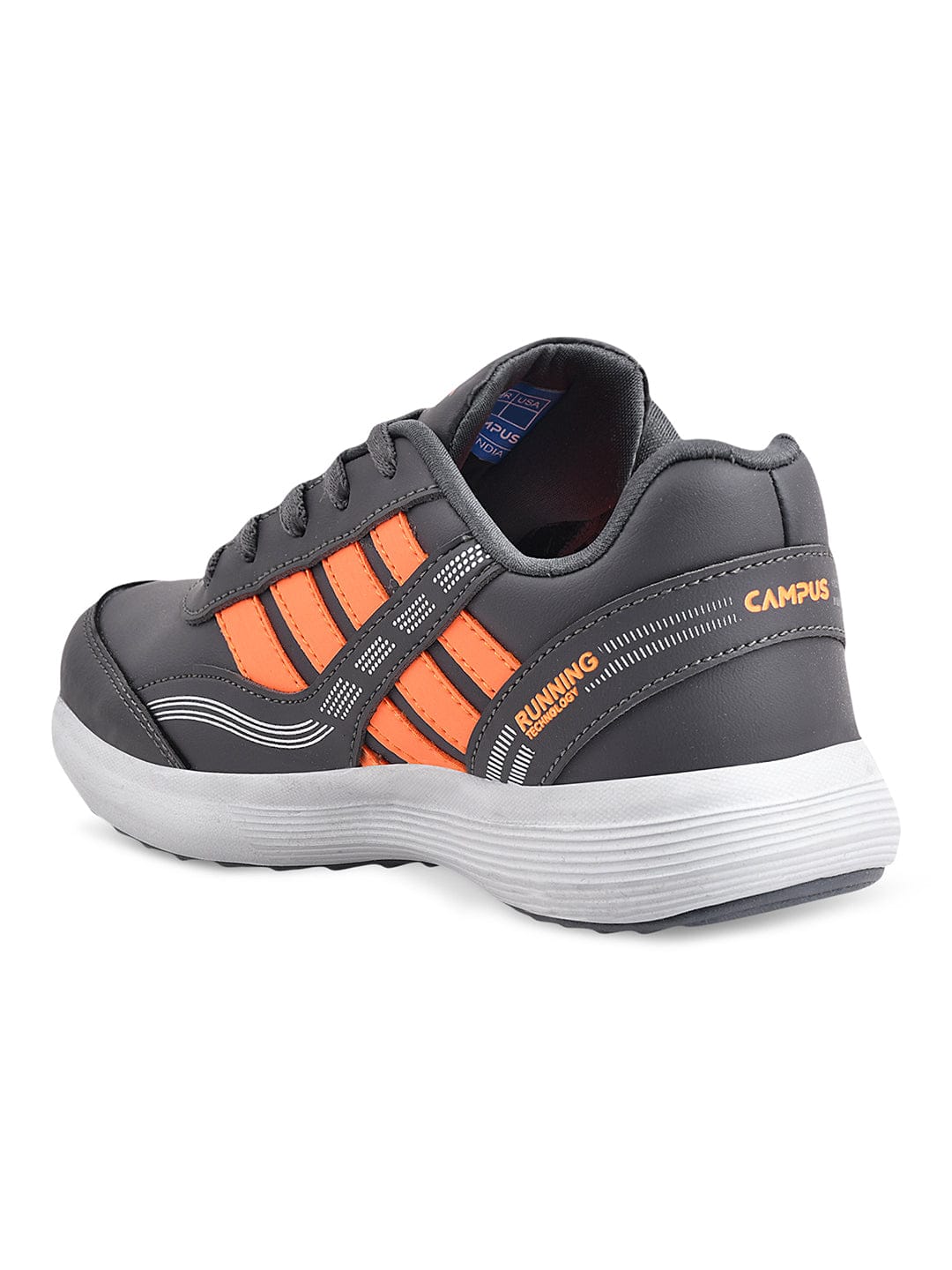 REGULAR JR Grey Kid's Sports Shoes - Image 3