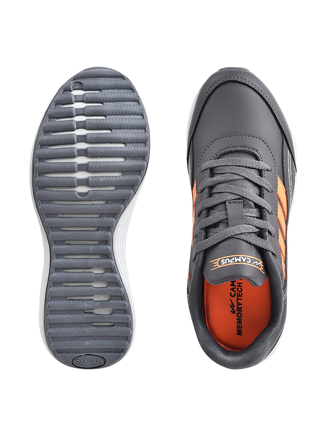 REGULAR JR Grey Kid's Sports Shoes - Image 4