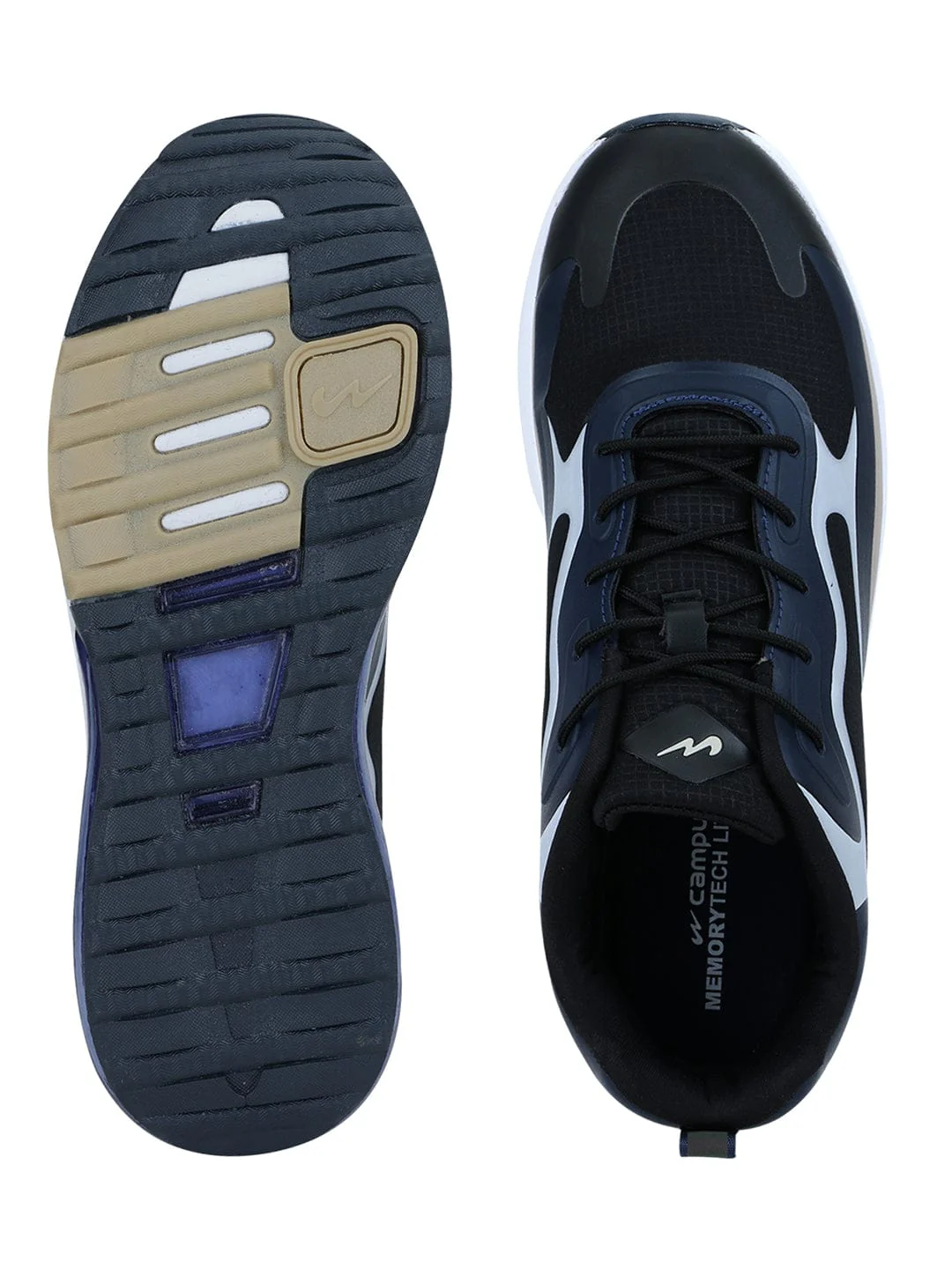 RENEGADE Black Men's Running Shoes - Image 4