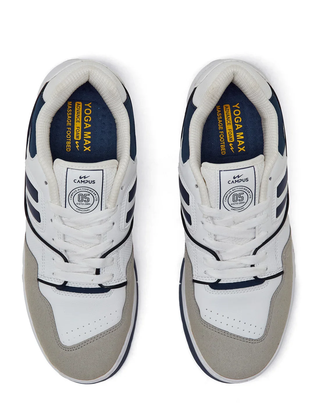 REVOLT White Men's Sneakers - Image 6