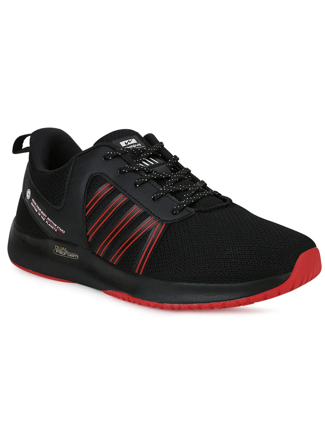 ROC PRO Black Men's Running Shoes - Image 2