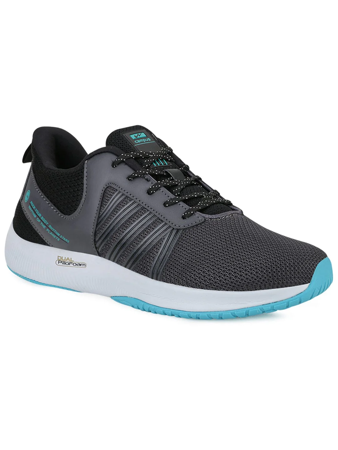 ROC PRO Grey Men's Running Shoes - Image 2