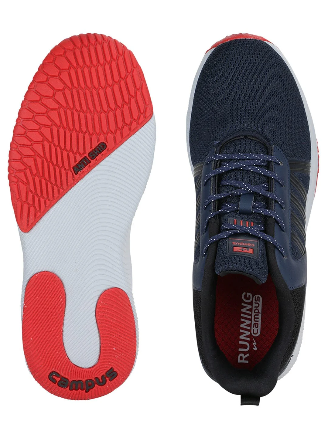 Roc Pro Navy Men's Running Shoes - Image 4
