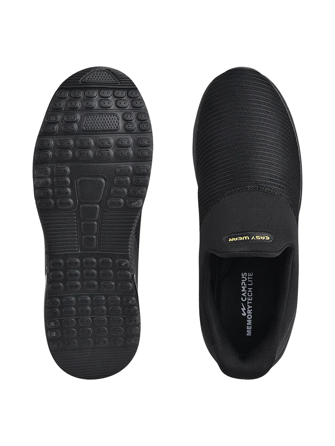 ROCKEE PRO Black Men's Walking Shoes - Image 3