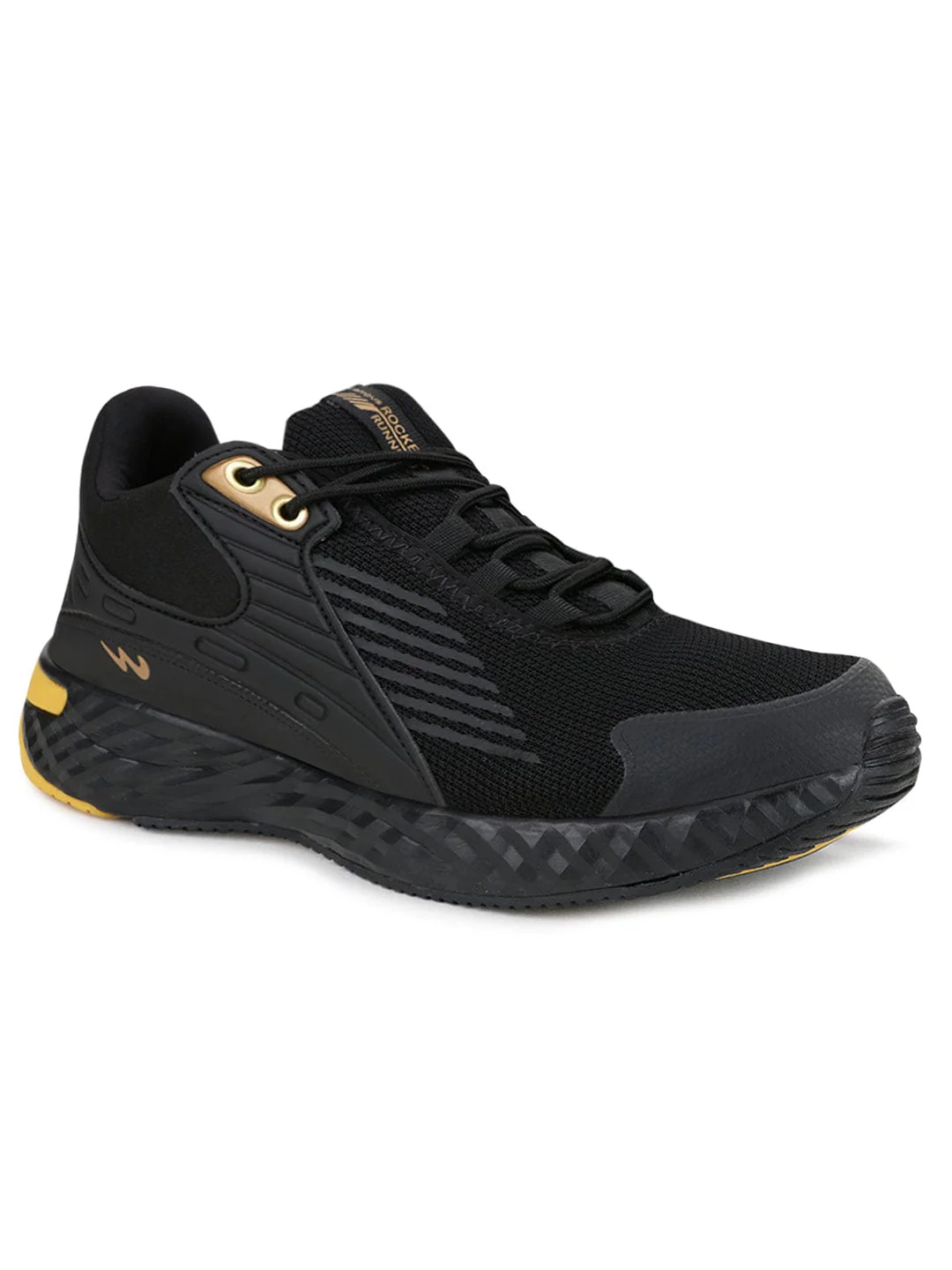 ROCKET PRO Black Men's Sports Shoes - Image 2