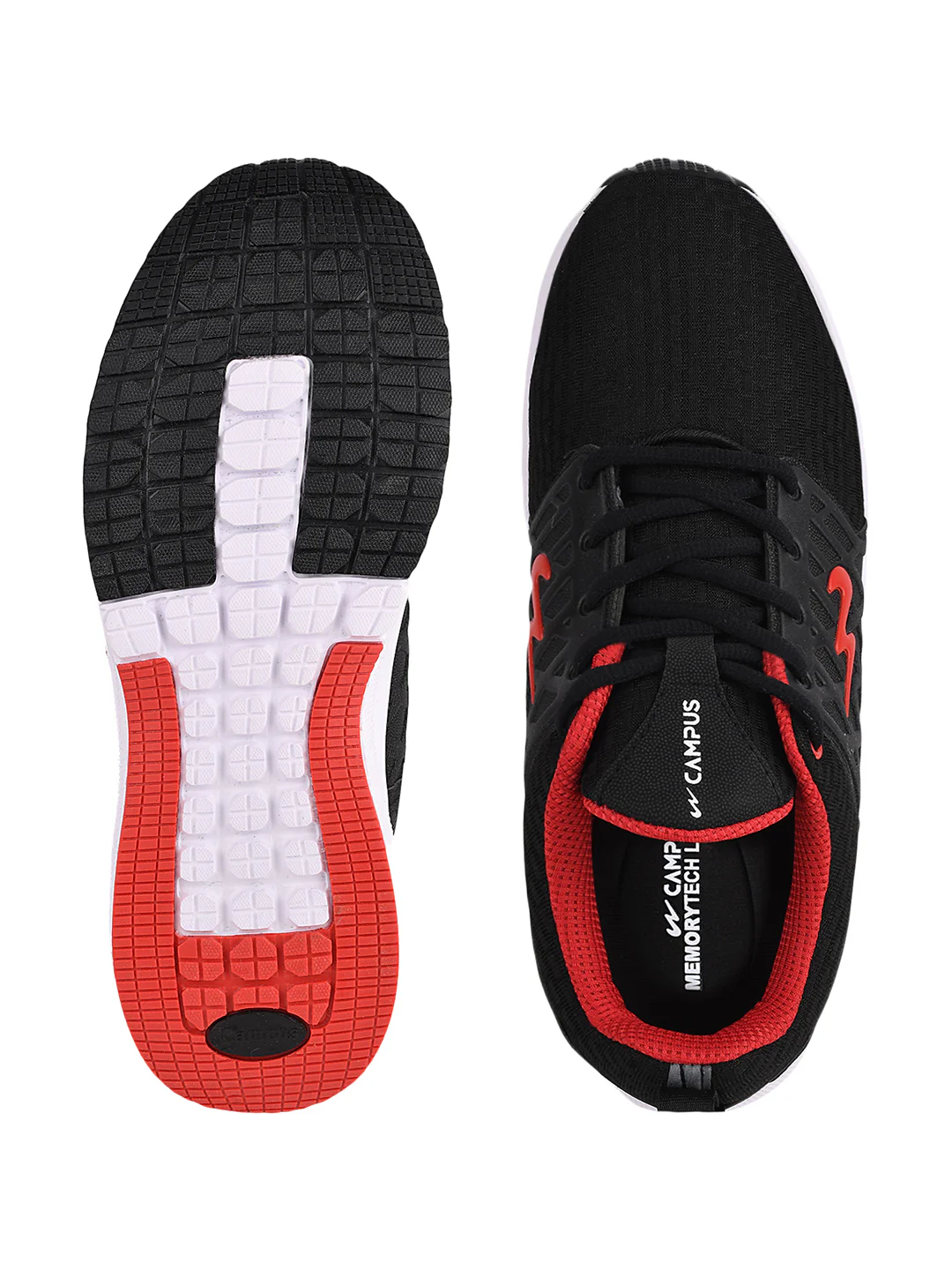 RODEO Pro Black Men's Running Shoes - Image 3