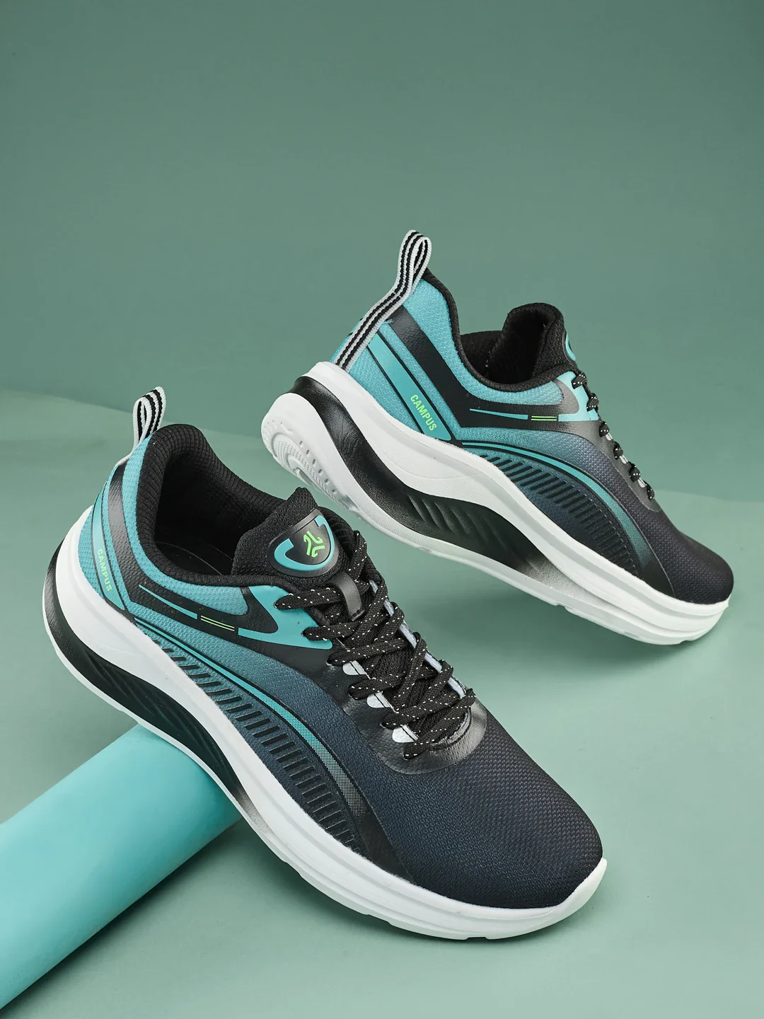 ROSIL Black Men's Running Shoes